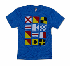 VOLCANO CHOIR: Nautical Flag T-Shirt